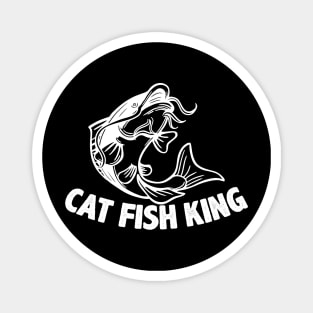 Cat Fish King Magnet